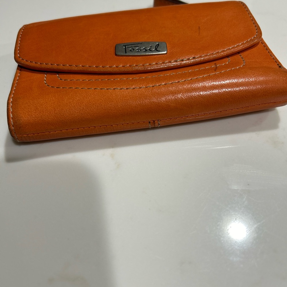 Fossil leather wallet - Picture 2 of 13